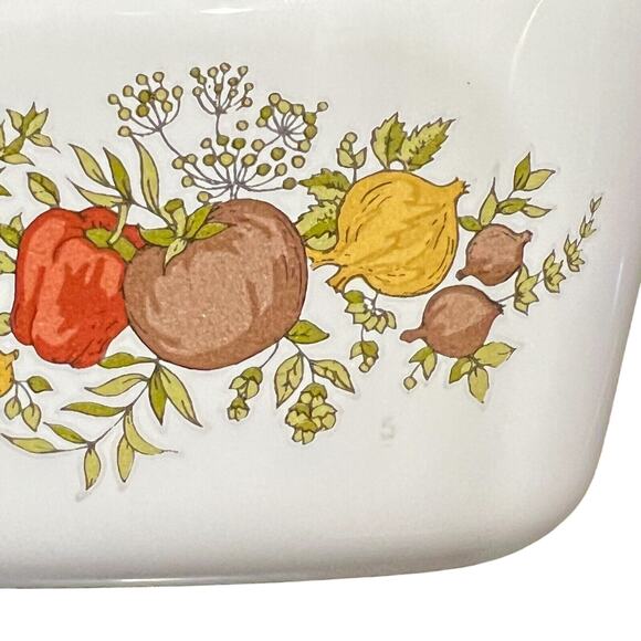 Vtg Corning Ware Spice Of Life 2.75 Cup Casserole Dish No Lid Tiny Chip READ - Picture 9 of 12